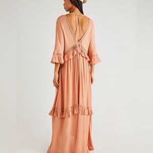 FREE PEOPLE Paradiso Maxi Dress in Sandstone, SMALL, new w/o tags (never worn)